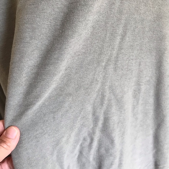 Heyson Sage Green French Terry Cloth Shorts Set Size 1XL Button Down Oversized - Picture 10 of 12